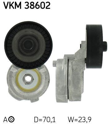 Rolo tensor da correia trapezoidal estriada SKF ref. VKM 38602